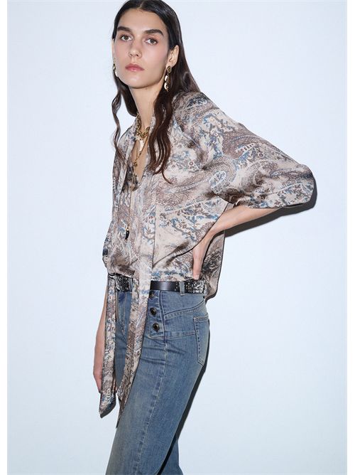 Jeans a zampa con bottoni gioiello LIU JO | UF6093D0328/79137
